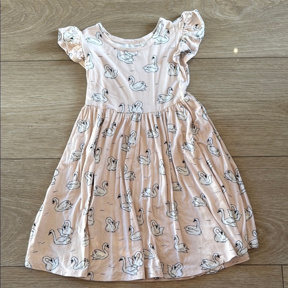 Posh Peanut Pink Ruffled A-line Sundress